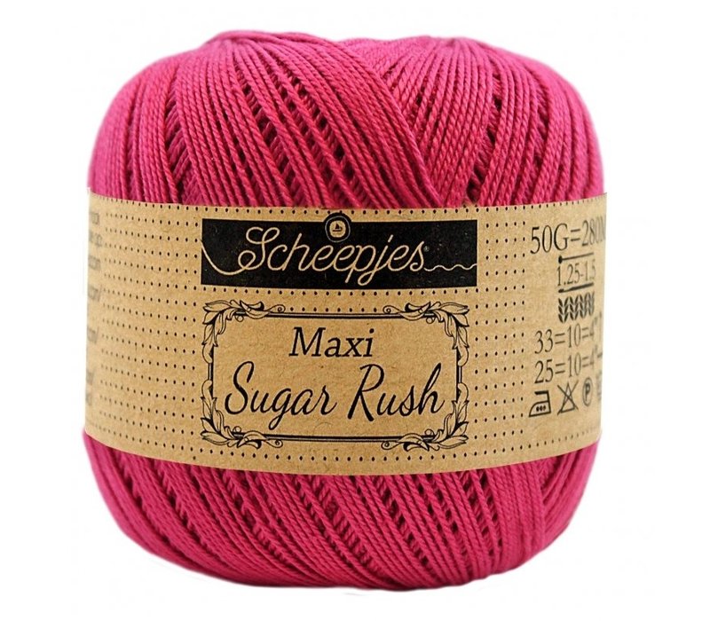 Scheepjes Maxi Sugar rush - 413 Cherry - Roze