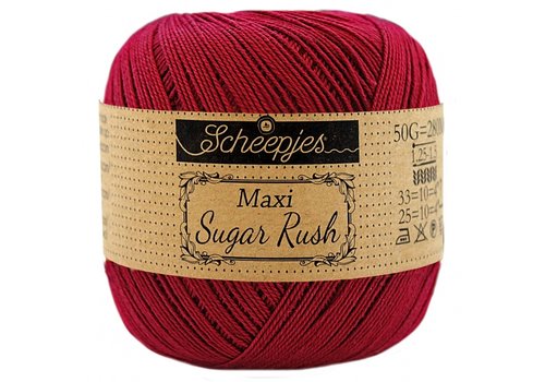 Scheepjes Scheepjes Maxi Sugar rush - 517 - 100% katoen - Rood