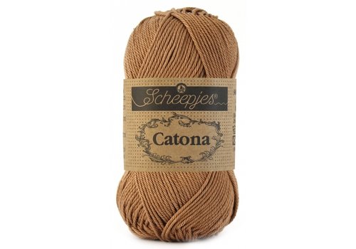 Scheepjes Scheepjes Catona 50 gram - 503 Hazelnut - Katoen garen - Bruin