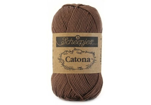 Scheepjes Scheepjes Catona 50 gram - 507 Chocolate - Katoen garen - Bruin