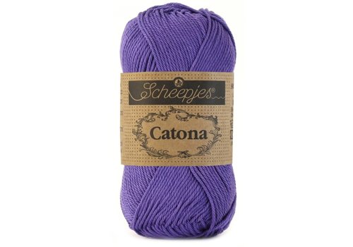 Scheepjes Scheepjes Catona 50 gram - 508 Deep Amethyst - Katoen garen - Paars