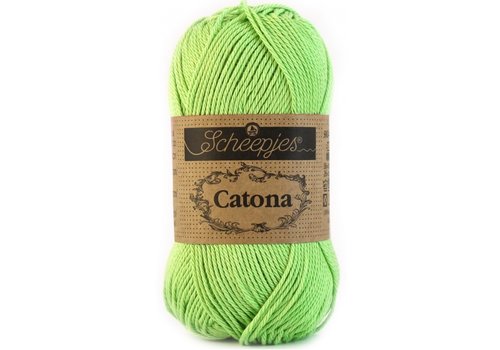 Scheepjes Scheepjes Catona 50 gram - 513 Apple Green - Katoen garen - Groen