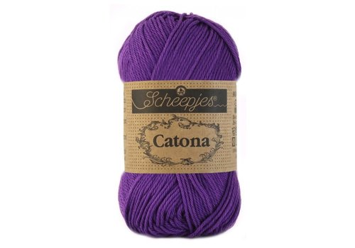 Scheepjes Scheepjes Catona 50 gram - 521 Deep Violet - Katoen garen - Paars