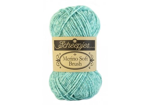 Scheepjes Scheepjes Merino soft brush -  254 Israëls - 50% Superwash Merinowol, 25% microvezel en 25% acryl - Blauw