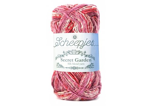 Scheepjes Scheepjes Secret Garden - 706 Blossom - 20% zijde, 20% katoen en 60% Polyester - Roze