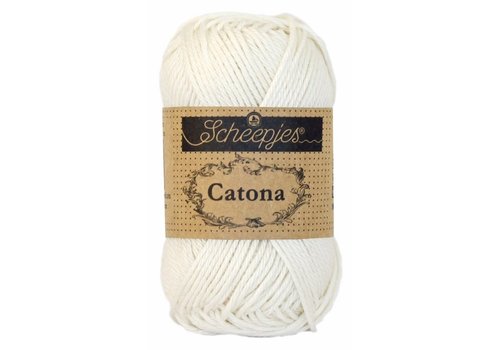 Scheepjes Scheepjes Catona 100 gram - 105 Bridal White  - Katoen garen - Wit