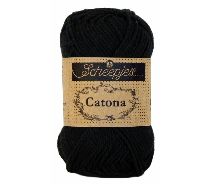 Scheepjes Catona 100 gram - 110 Yet Black