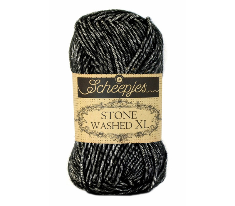 Scheepjes Stone Washed XL - 843 Black Onyx