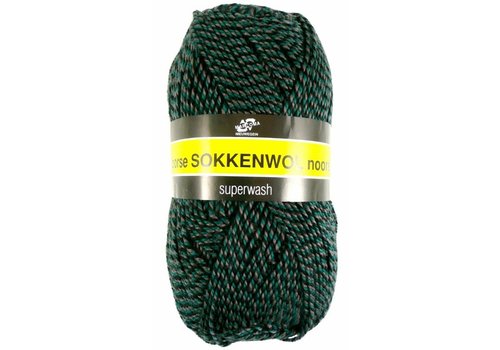 Scheepjes Scheepjes Noorse Sokkenwol Markoma - 6847 - 20% wol, 40% acryl en 40% polyamide - Groen - Bruin