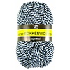 Scheepjes Noorse Sokkenwol Markoma - 6846 - 20% wol, 40% acryl en 40% polyamide - Blauw - Zwart