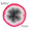Scheepjes Whirl -  752 Raspberry Rocky Roads - 60% katoen en 40% acryl - Roze - Wit - Zwart
