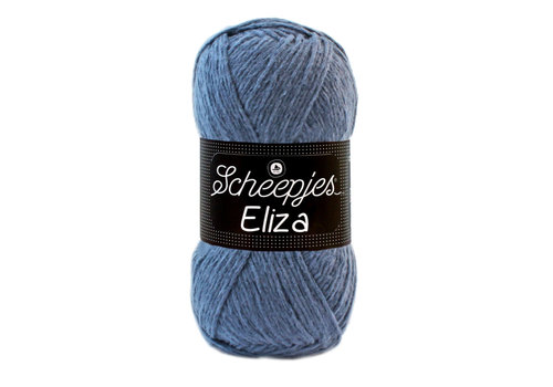 Scheepjes Scheepjes Eliza - 220 Denim Patch - 100% polyester - Blauw