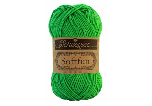 Scheepjes Scheepjes Softfun -  2605 Emerald - 60% katoen en 40% acryl - Groen