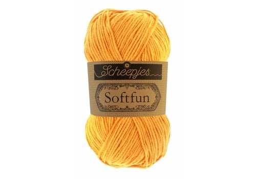 Scheepjes Scheepjes Softfun -  2610 Butterscotch - 60% katoen en 40% acryl - Geel