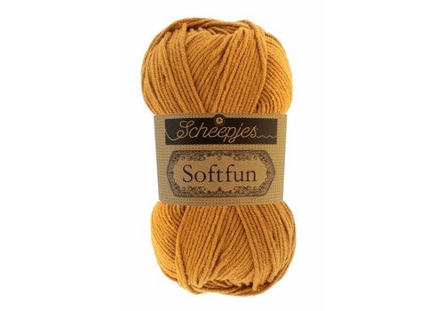 Scheepjes Scheepjes Softfun -  2621 Mustard - 60% katoen en 40% acryl - Geel