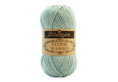 Scheepjes Scheepjes Stone Washed - 828 Larimar - 70% katoen en 30% acryl - Blauw Scheepjes Scheepjes Stone Washed - 828 Larimar - 70% katoen en 30% acryl - Blauw