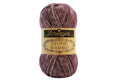 Scheepjes Scheepjes Stone Washed - 830 Lepidolite - 70% katoen en 30% acryl - Paars Scheepjes Scheepjes Stone Washed - 830 Lepidolite - 70% katoen en 30% acryl - Paars