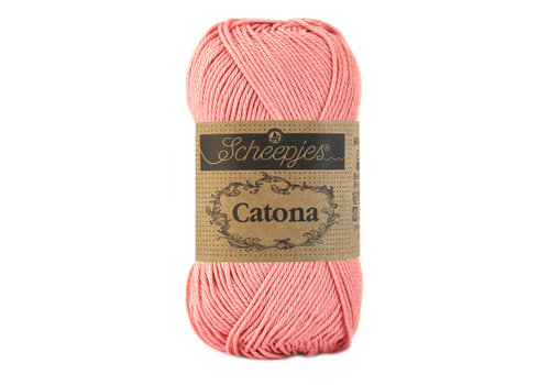 Scheepjes Scheepjes Catona 25 gram - 518 Marshmallow - Katoen garen - Roze