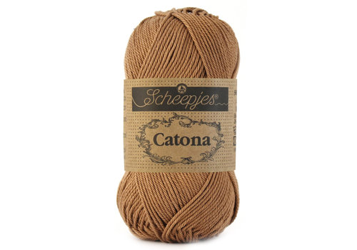 Scheepjes Scheepjes Catona 25 gram - 503 Hazelnut - Katoen garen - Bruin