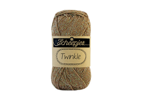 Scheepjes Scheepjes Twinkle - 916 - 88% katoen en 12% polyester of 75% katoen en 25% polyester. - Bruin Scheepjes Scheepjes Twinkle - 916 - 88% katoen en 12% polyester of 75% katoen en 25% polyester. - Bruin