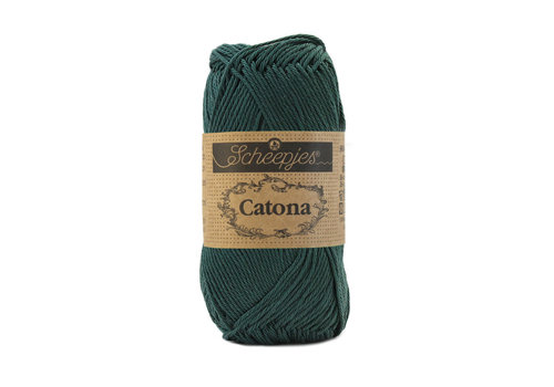 Scheepjes Scheepjes Catona 50 gram - 525 Fir - Katoen garen - Groen