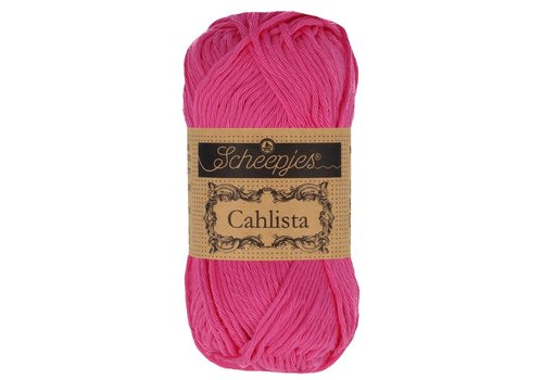 Scheepjes Scheepjes Cahlista - 114 Shocking Pink - 100% natuurlijk katoen - Roze