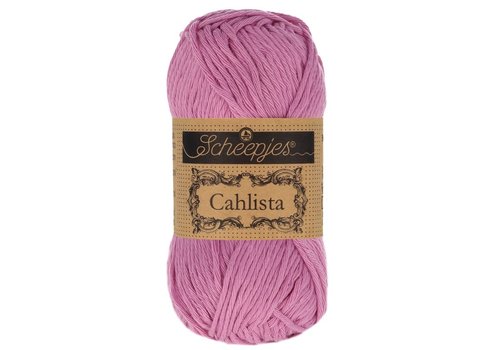 Scheepjes Scheepjes Cahlista - 398 Coral Rose - 100% natuurlijk katoen - Roze