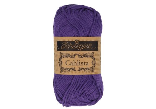 Scheepjes Scheepjes Cahlista - 521 Deep Violet - 100% natuurlijk katoen - Paars