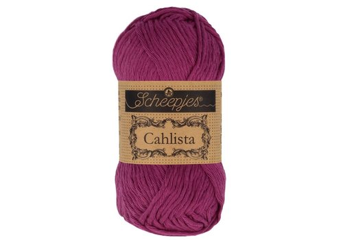 Scheepjes Scheepjes Cahlista - 128 Tyrian Purple - 100% natuurlijk katoen - Paars