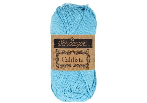 Scheepjes Scheepjes Cahlista - 510 Sky Blue - 100% natuurlijk katoen - Blauw