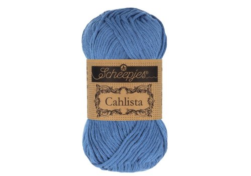 Scheepjes Scheepjes Cahlista - 261 Capri Blue - 100% natuurlijk katoen - Blauw