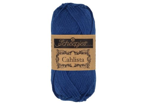 Scheepjes Scheepjes Cahlista - 527 Midnight - 100% natuurlijk katoen - Blauw