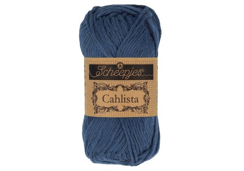 Scheepjes Scheepjes Cahlista - 164 Light Navy - 100% natuurlijk katoen - Blauw