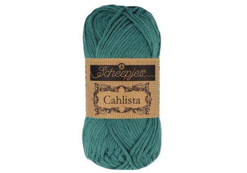 Scheepjes Scheepjes Cahlista - 391 Deep Ocean Green - 100% natuurlijk katoen - Groen