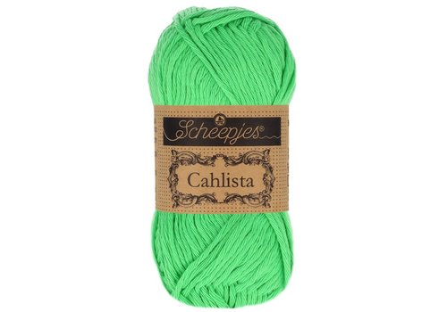 Scheepjes Scheepjes Cahlista - 389 Apple Green - 100% natuurlijk katoen - Groen