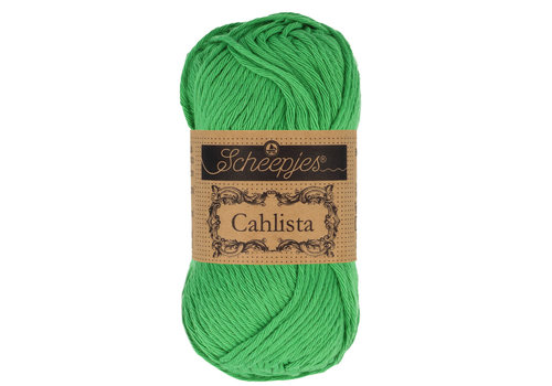 Scheepjes Scheepjes Cahlista - 515 Emerald - 100% natuurlijk katoen - Groen