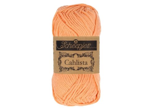 Scheepjes Scheepjes Cahlista - 524 Apricot - 100% natuurlijk katoen - Oranje