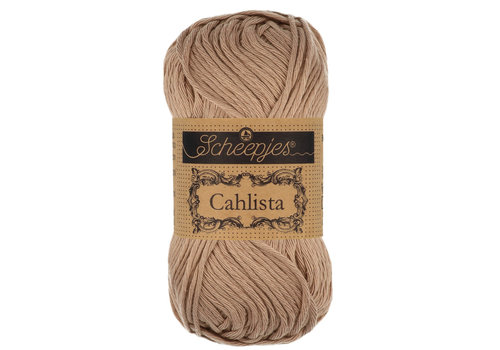 Scheepjes Scheepjes Cahlista - 506 Caramel - 100% natuurlijk katoen - Bruin