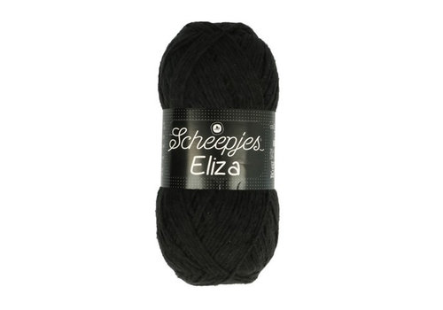 Scheepjes Scheepjes Eliza - 239 Meteorite - 100% polyester - Zwart