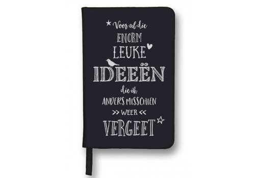 Notitieboekje enorm leuke ideeën