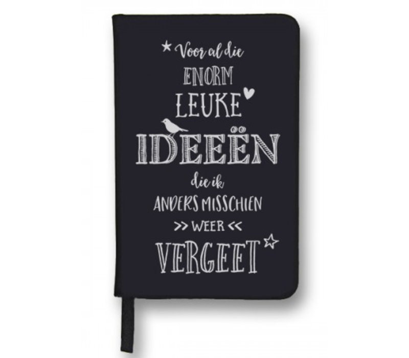 Notitieboekje enorm leuke ideeën