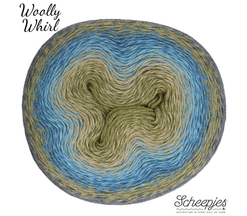 Scheepjes Woolly Whirl -  473 Kiwi Drizzle