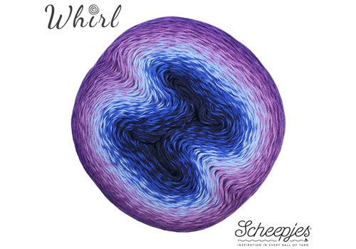 Scheepjes Scheepjes Whirl -  783 Brambleberry - 60% katoen en 40% acryl - Paars - Blauw