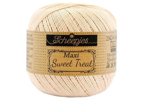 Scheepjes Scheepjes Maxi Sweet Treat - 255 Shell - 100% gemerceriseerd katoen - Roze