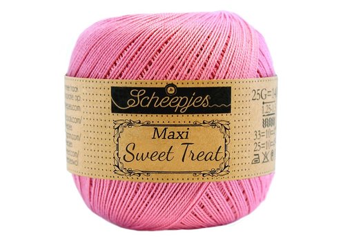 Scheepjes Scheepjes Maxi Sweet Treat - 519 Fresia - 100% gemerceriseerd katoen - Roze