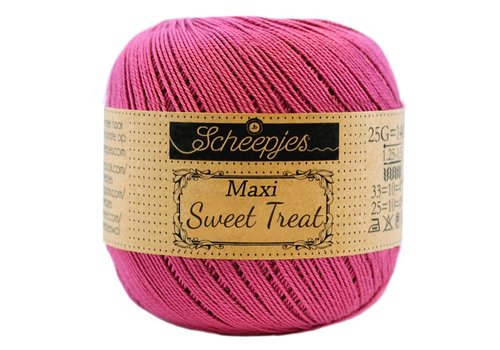 Scheepjes Scheepjes Maxi Sweet Treat - 251 Garden Rose - 100% gemerceriseerd katoen - Roze