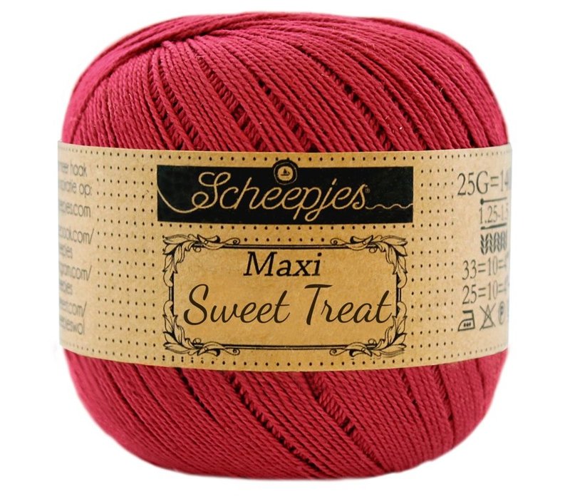 Scheepjes Maxi Sweet Treat - 192 Scarlet - Rood