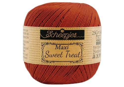 Scheepjes Scheepjes Maxi Sweet Treat - 388 Rust - 100% gemerceriseerd katoen - Bruin