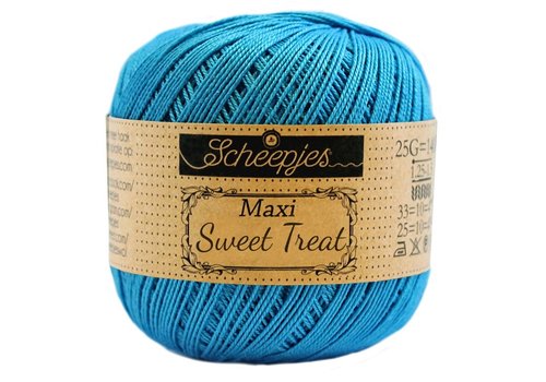 Scheepjes Scheepjes Maxi Sweet Treat - 146 Vivid Blue - 100% gemerceriseerd katoen - Blauw