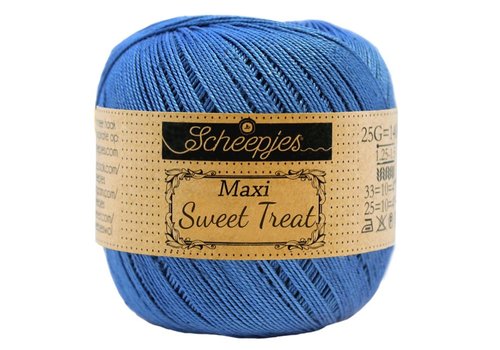 Scheepjes Scheepjes Maxi Sweet Treat - 215 Royal Blue - 100% gemerceriseerd katoen - Blauw